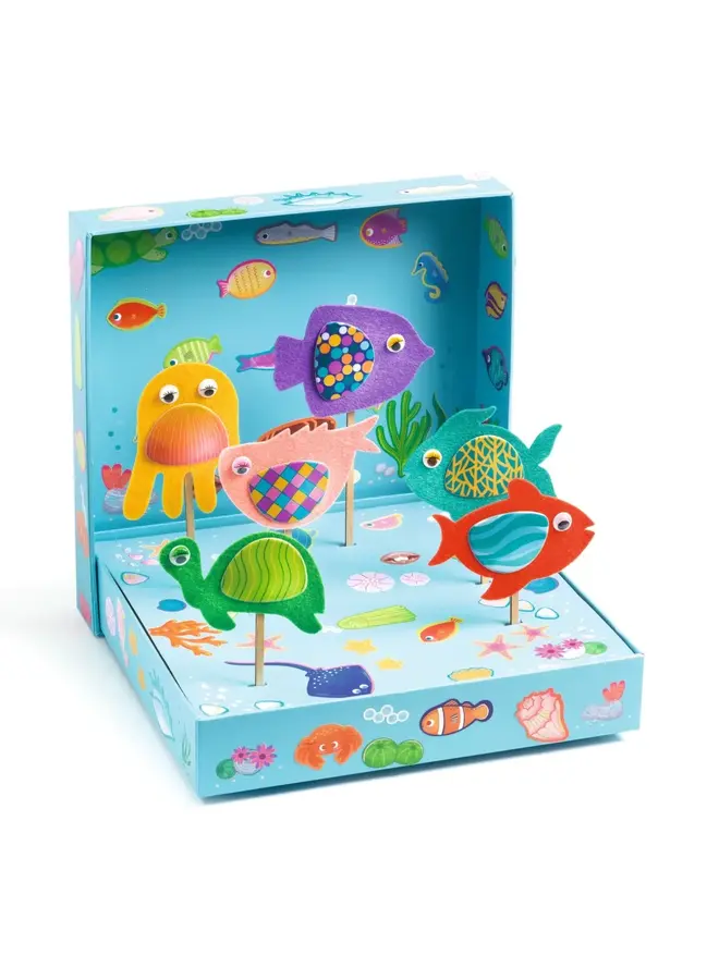 Djeco - Collages - Vrolijk aquarium - DJ00053