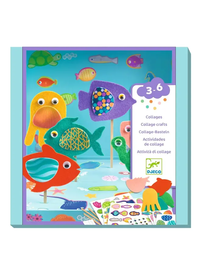Collages - Vrolijk aquarium - DJ00053