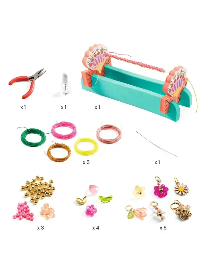 Djeco - Macramé armbanden - Roze - DJ00035