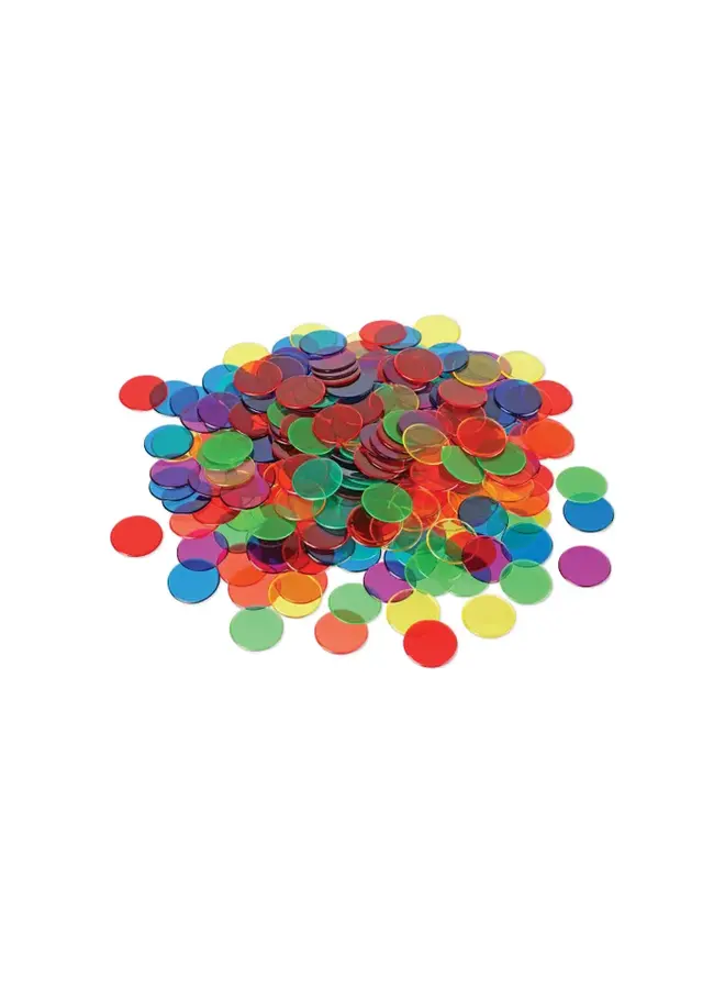Learning Resources - Transparent counters (250 stuks)