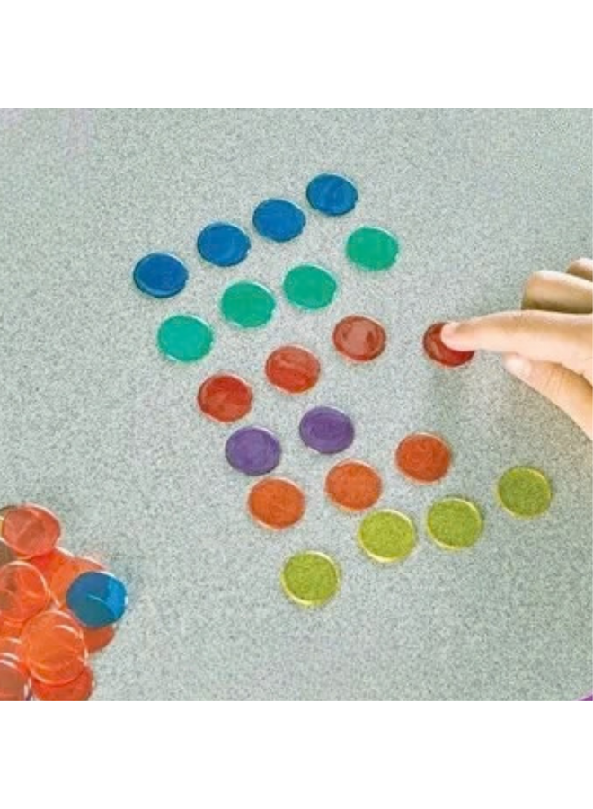 Learning Resources - Transparent counters (250 stuks)