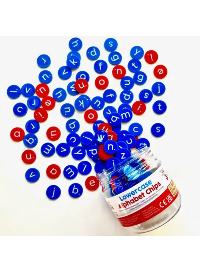 Learning Resources - Lowercase alphabet chips (156 stuks)