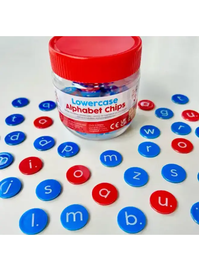 Learning Resources - Lowercase alphabet chips (156 stuks)