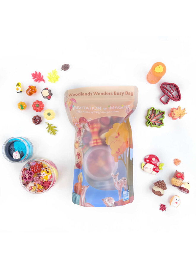 Invitation to imagine - Woodlands wonders busy bag