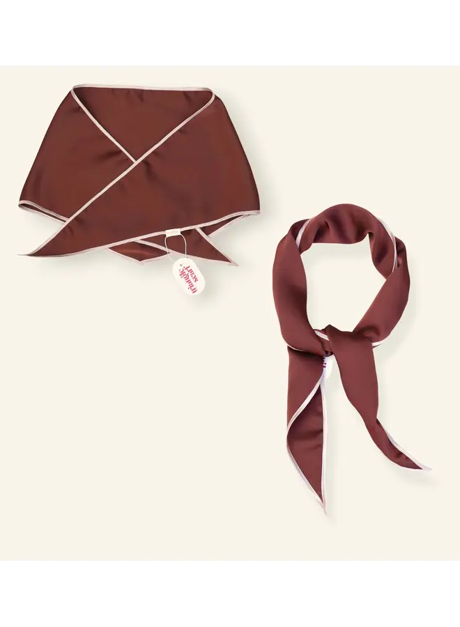 Triangle scarf - Mocha muse