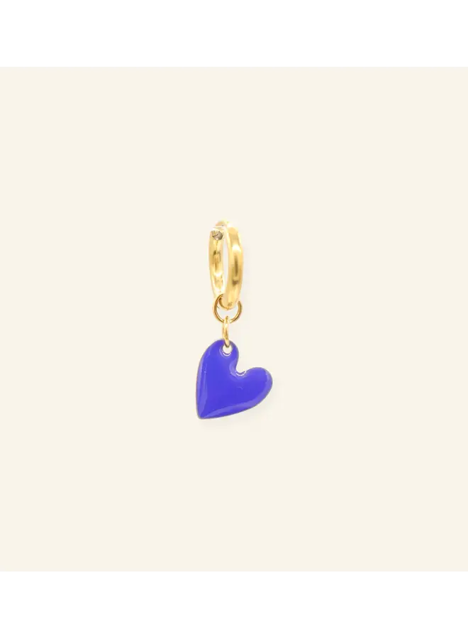 Mable. - Royal blue oorbel