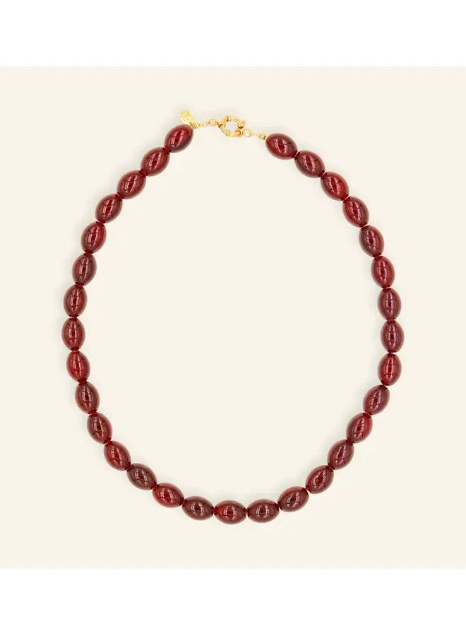 Garnet love ketting