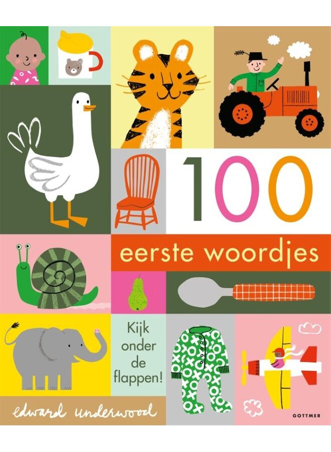 Gottmer - Edward Underwood - 100 eerste woordjes (kartonboekje)