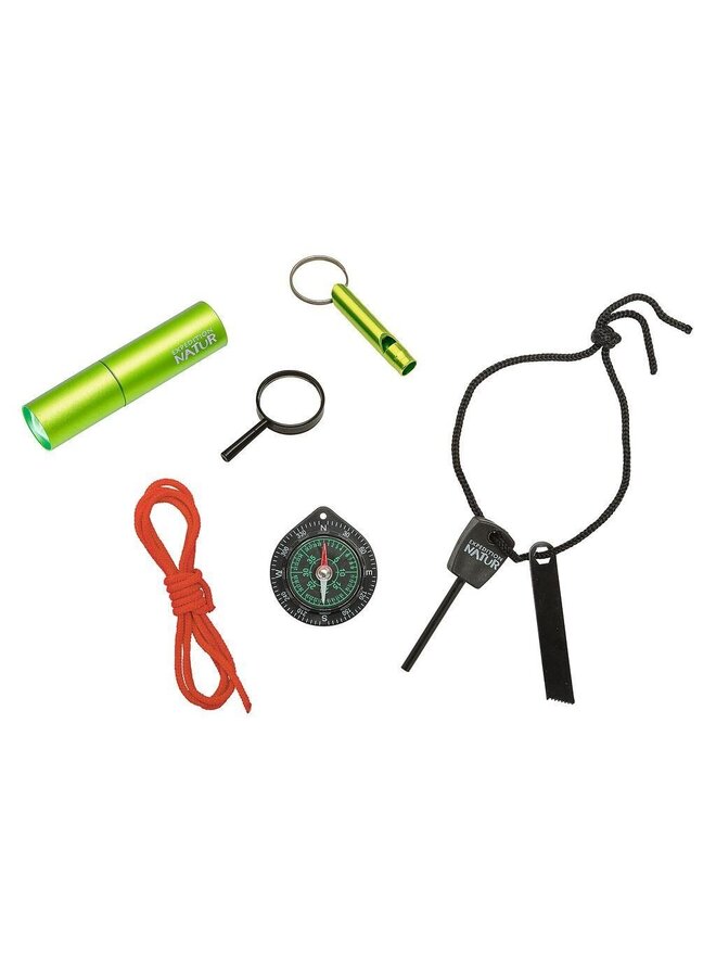 Moses - 9905 - Expeditie natuur survival kit 6-delig in tasje