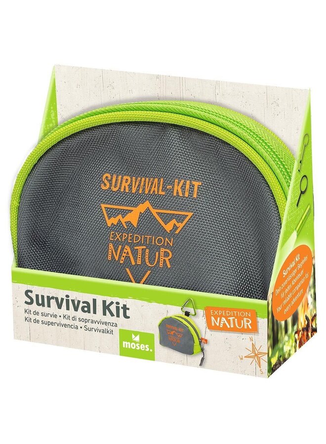 9905 - Expeditie natuur survival kit 6-delig in tasje