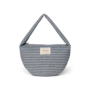 Studio Noos - Stripy wool cross body bag - Light blue/Brown