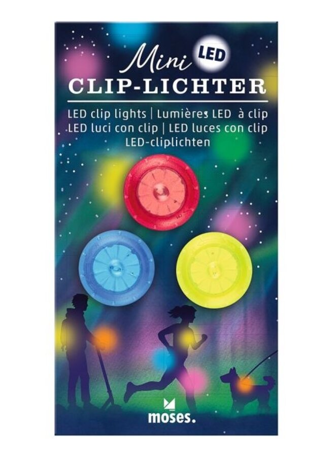 Moses - 27229 - LED clip licht set van 3
