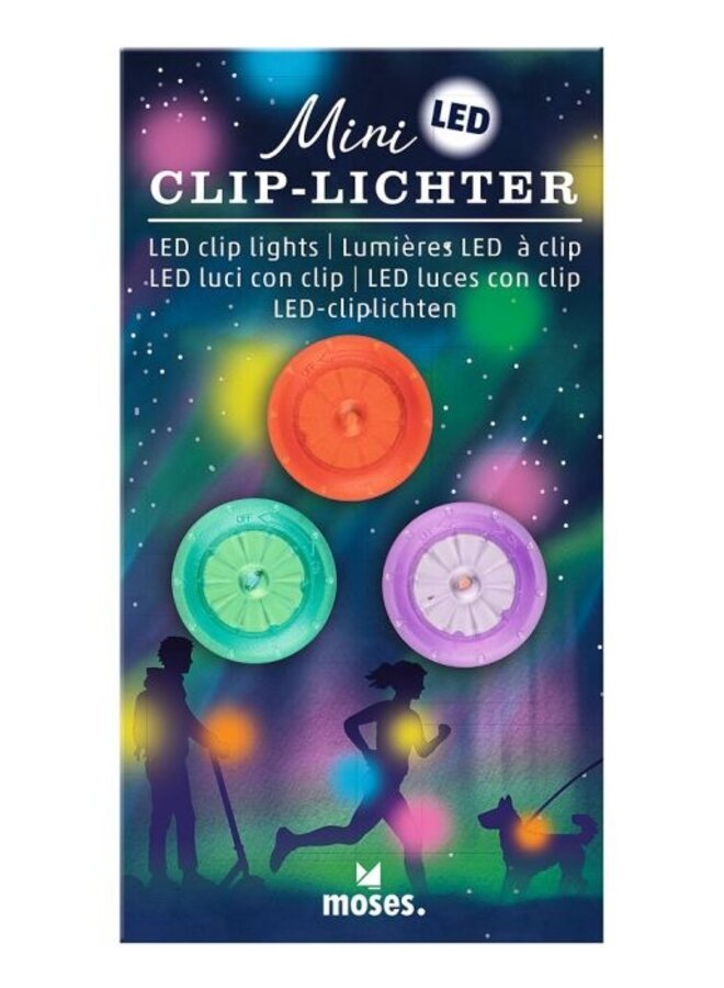 Moses - 27229 - LED clip licht set van 3