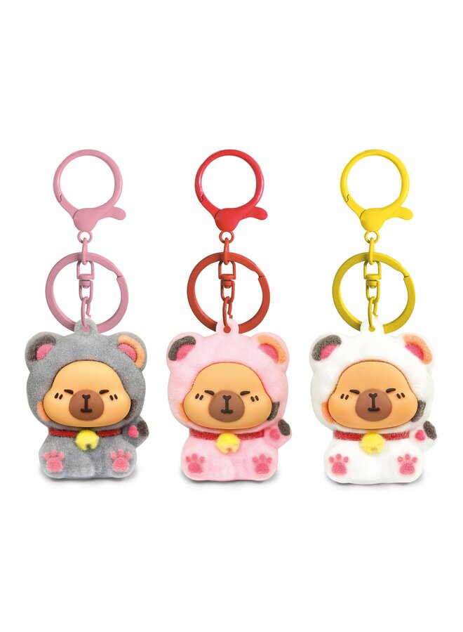 Moses - 82366 - Capibara fluffy sleutelhanger