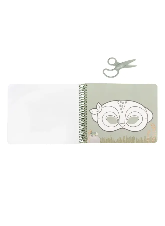 Knutselboek maskers maken - Safari friends Jim