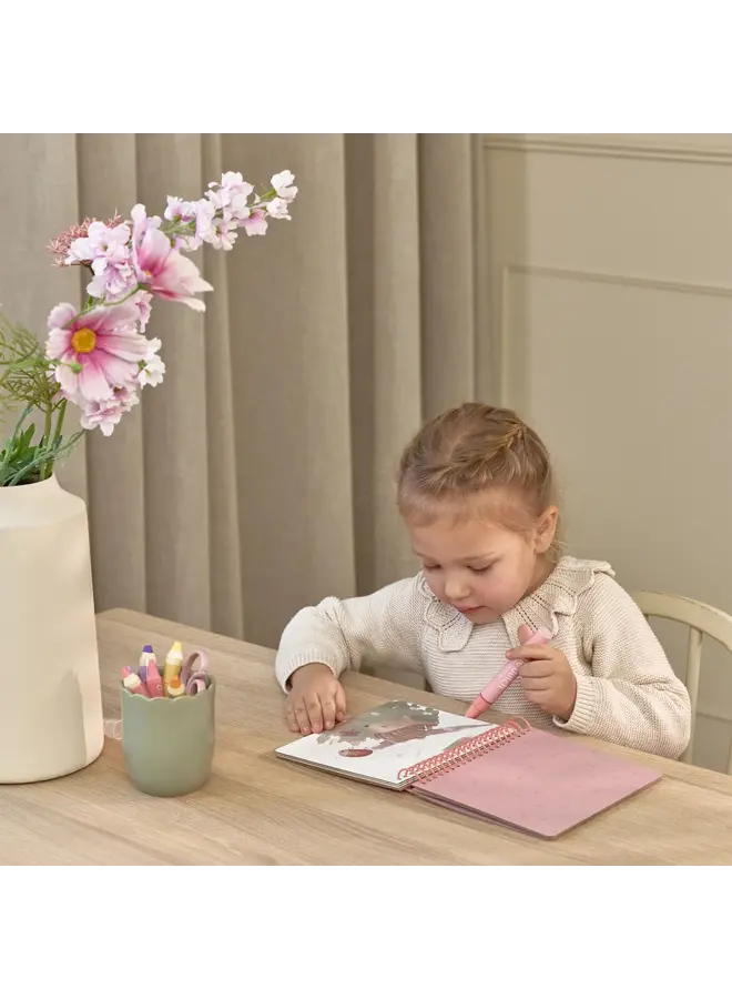 Little Dutch - Waterkleurboek - Fairy garden Rosa