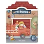 Little Dutch - Herbruikbare stickers - Jim's fire station