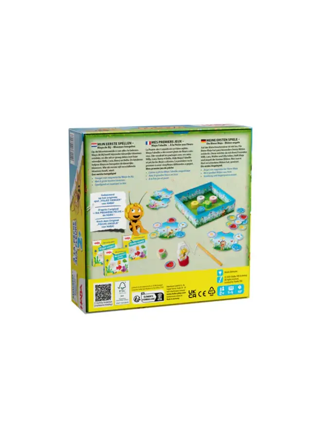 Haba - Mijn eerste spellen - Maya de Bij - Bloemen hengelen