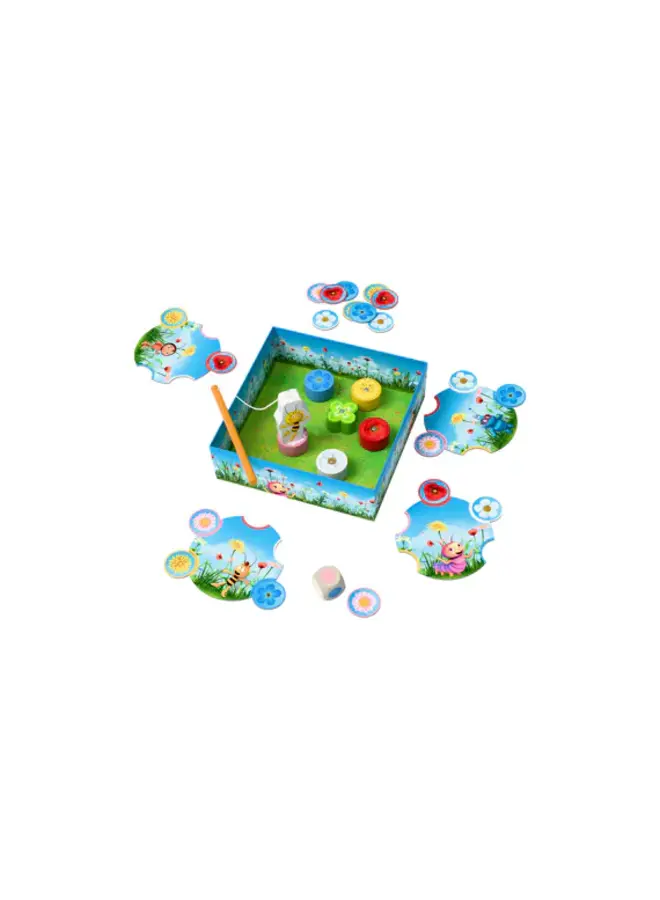 Haba - Mijn eerste spellen - Maya de Bij - Bloemen hengelen