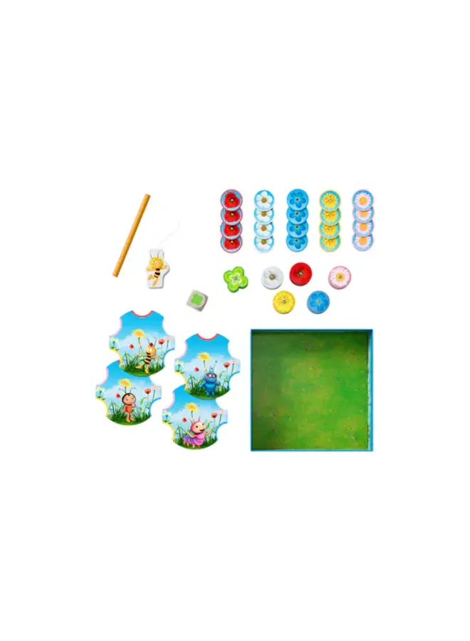 Haba - Mijn eerste spellen - Maya de Bij - Bloemen hengelen