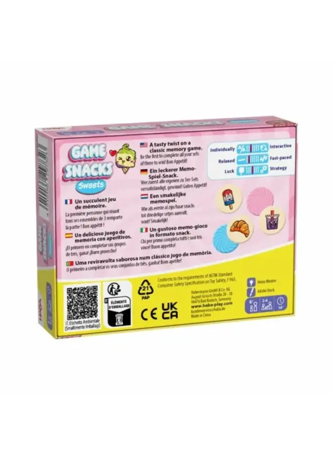 Haba - Game snacks - Sweets