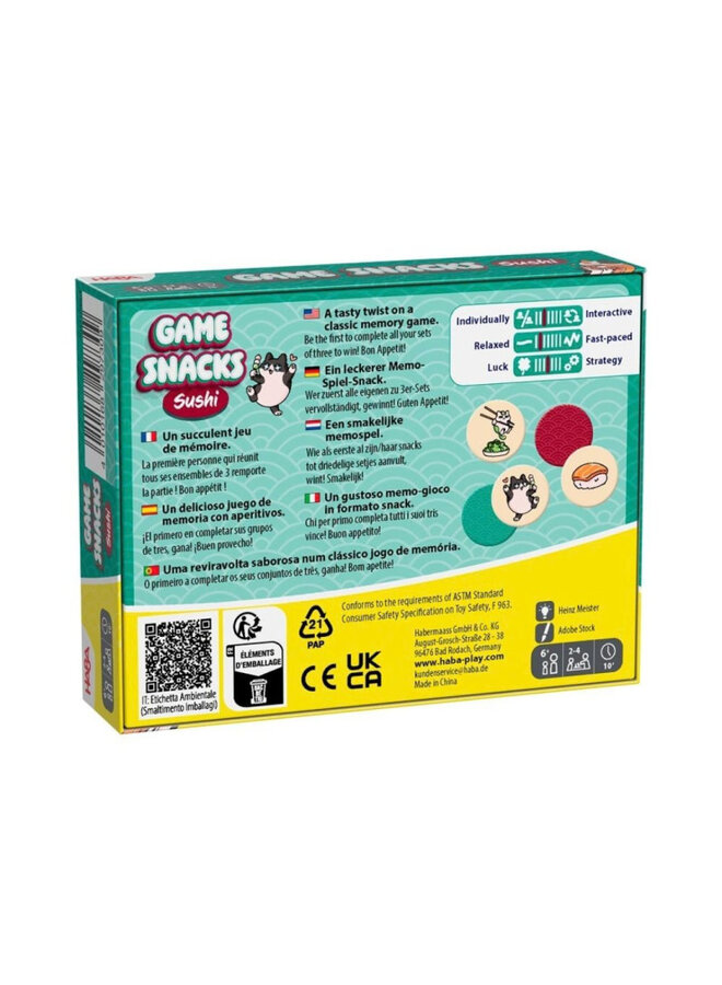 Haba - Game snacks - Sushi