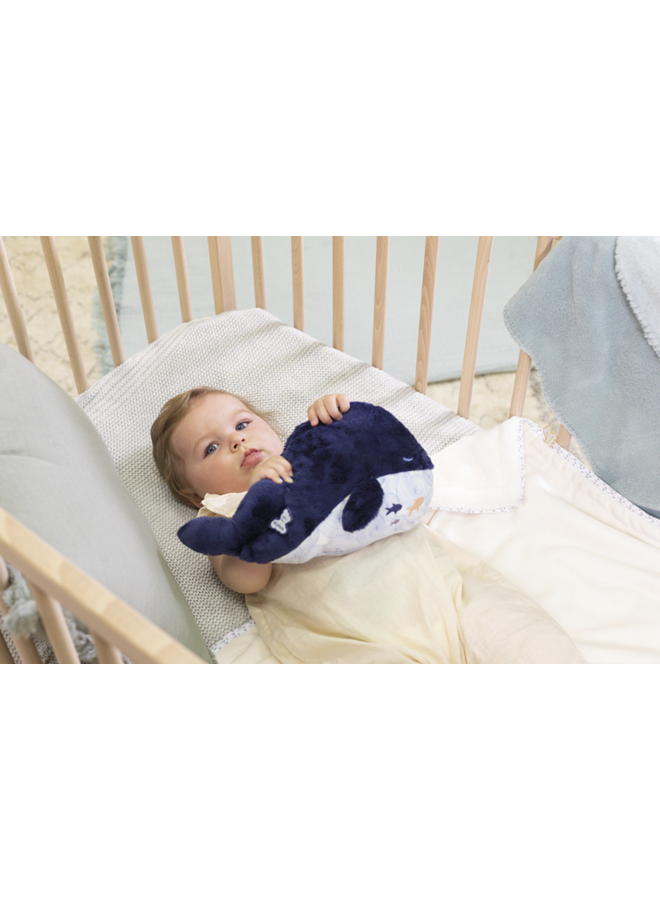 Kaloo - Petit calme - Warmteknuffel walvis