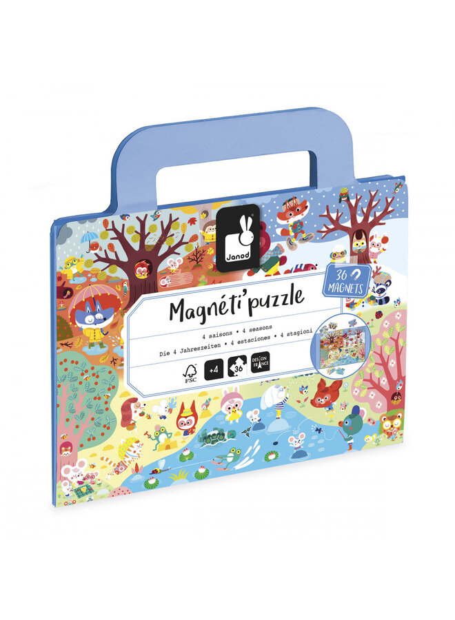 Magnetipuzzle - 4 seizoenen (36 stukjes)