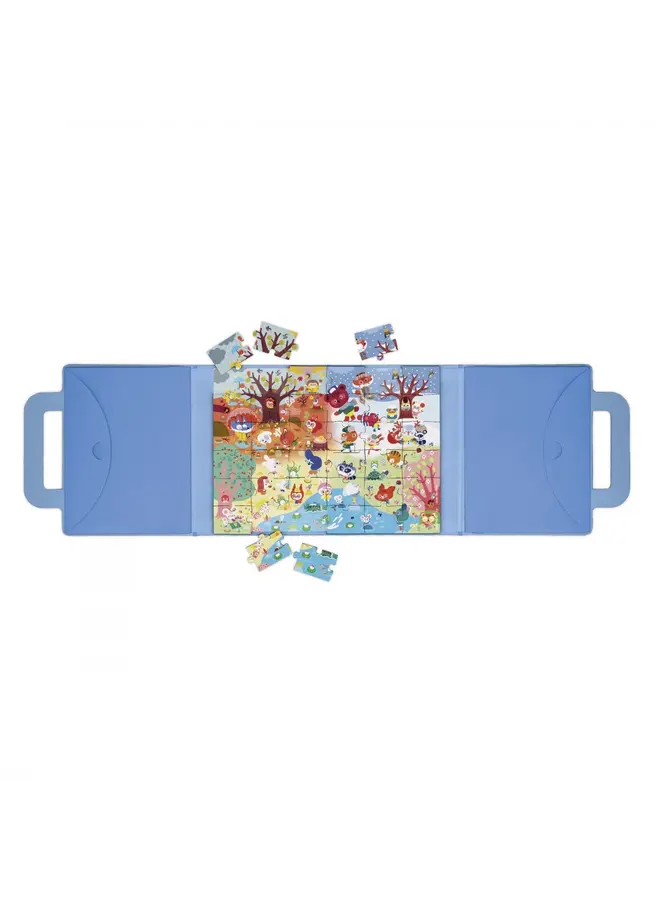 Janod - Magnetipuzzle - 4 seizoenen (36 stukjes)