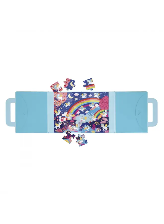 Janod - Magnetipuzzle - Eenhoorns (24 stukjes)