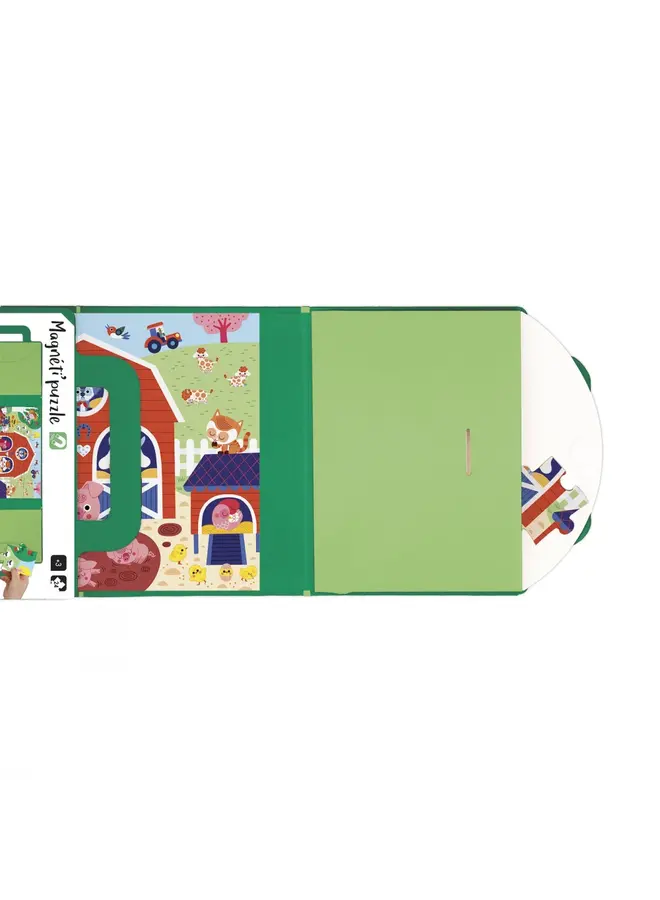 Janod - Magnetipuzzle - Boerderij (24 stukjes)