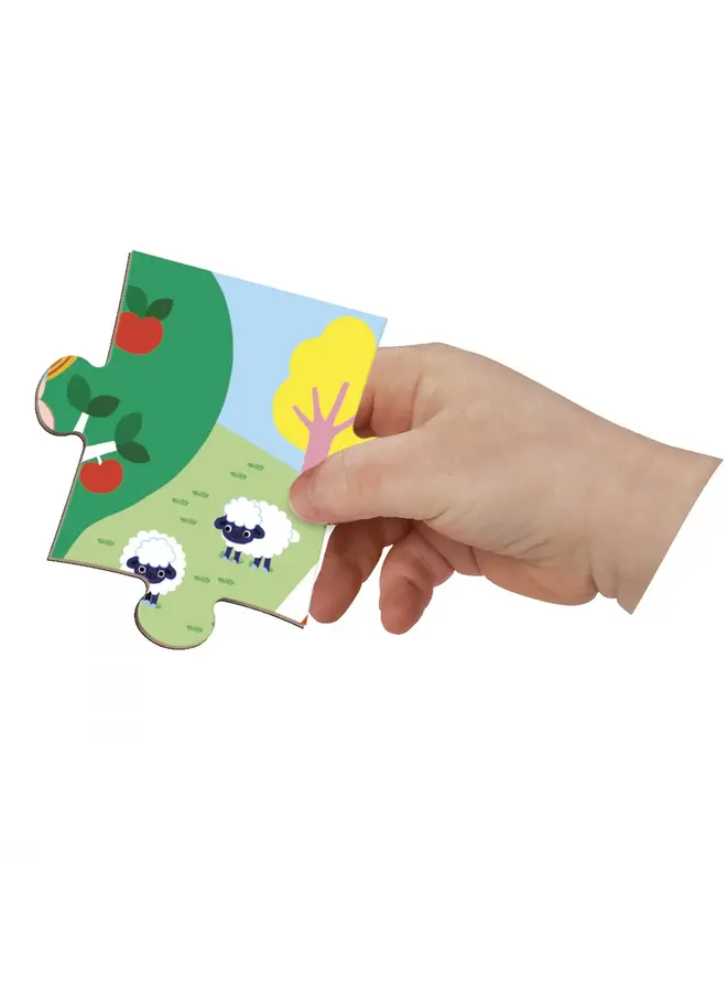 Janod - Magnetipuzzle - Boerderij (24 stukjes)