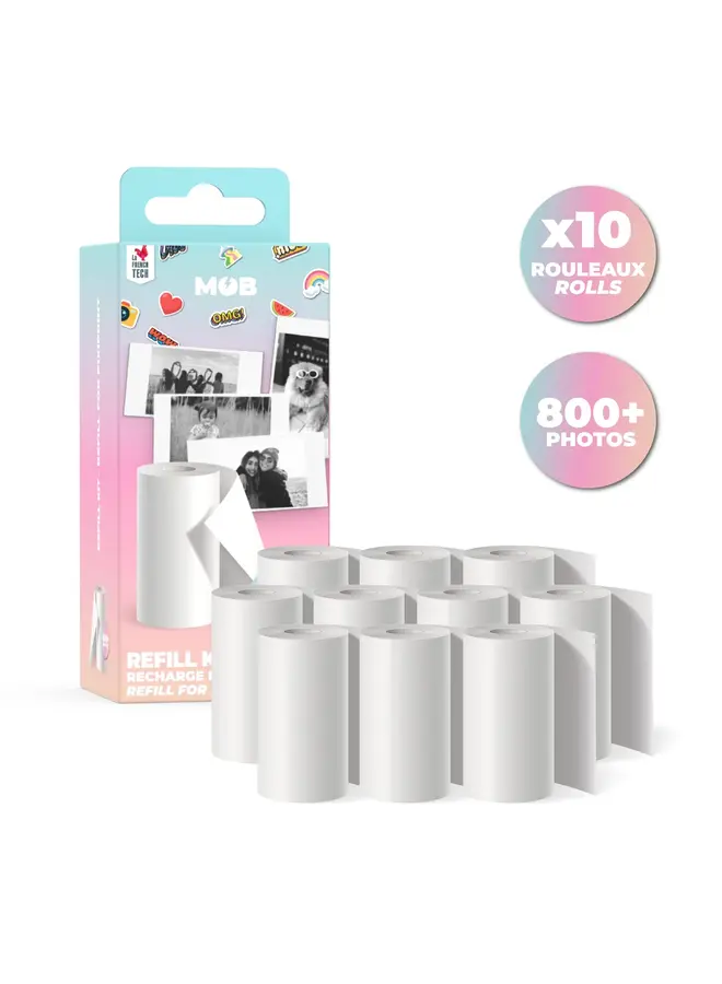 MOB - Pixiprint - Refill kit (10 rollen)