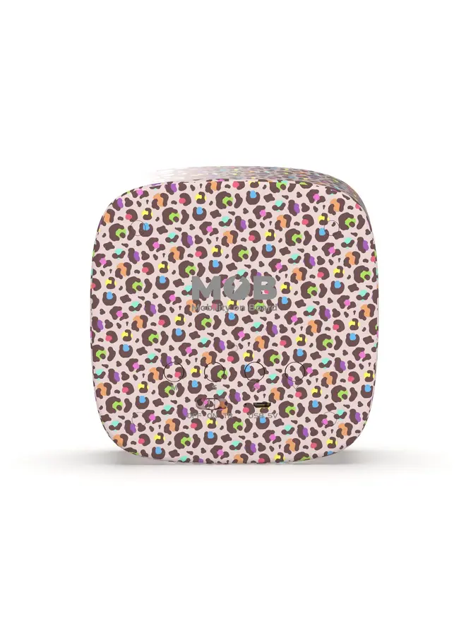 MOB - Billy clock and light - Rainbow leopard