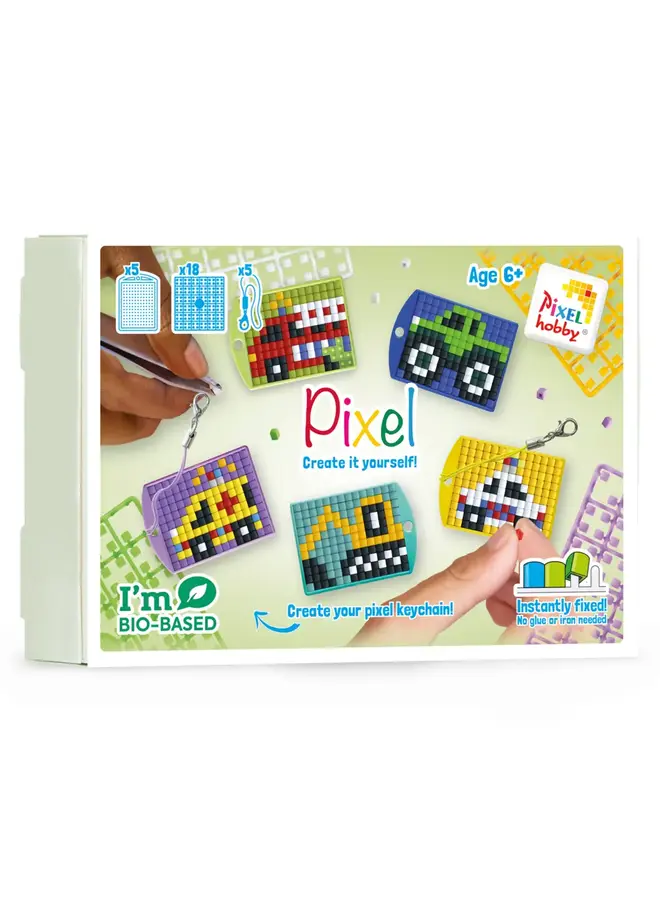 Pixelhobby - Medaillon thema box - Voertuigen