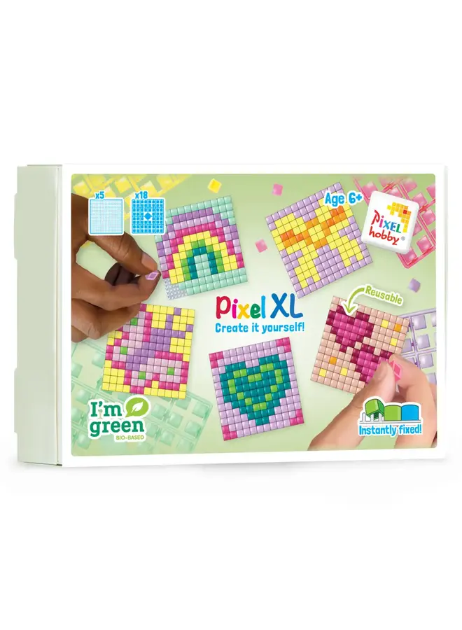 Pixel XL theme box - Hartjes en strikjes