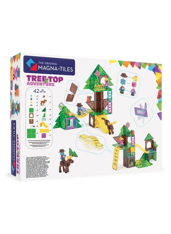 MAGNA-TILES - Tree top adventure - 42 stuks