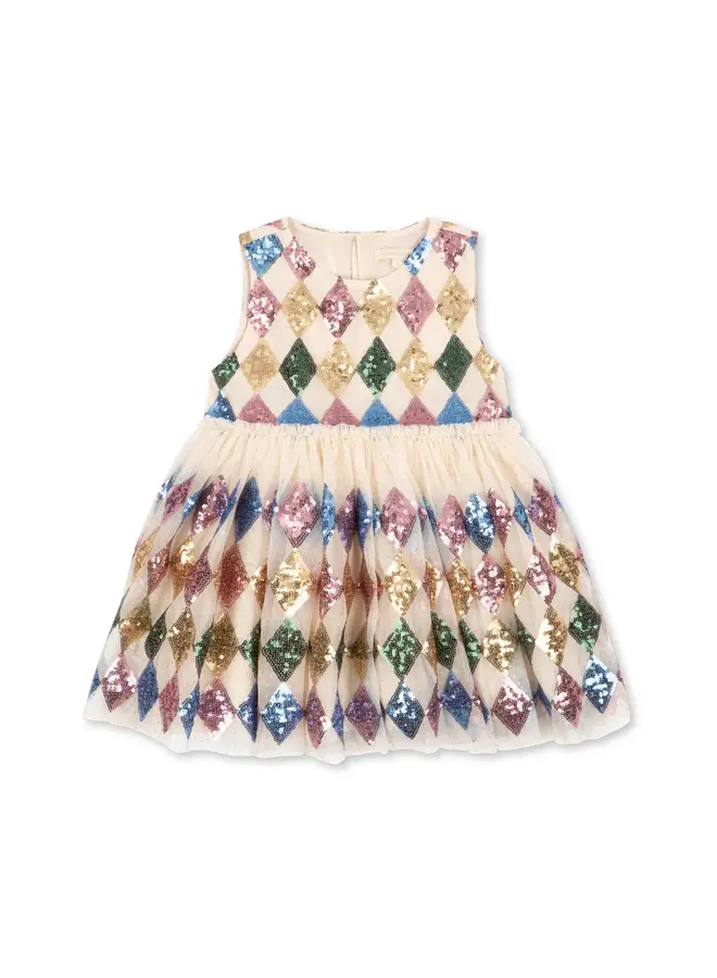 Konges Sløjd - Yvonne harlekin dress - Harlekin sequin