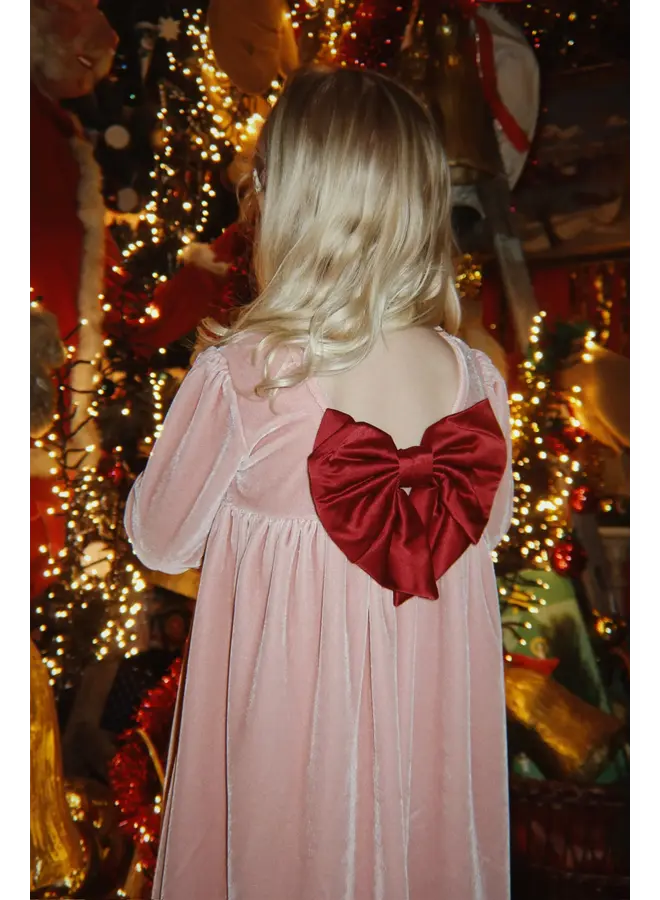 Konges Sløjd - Gia bow dress - Mellow rose