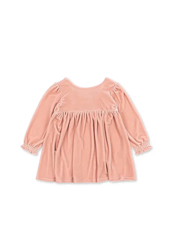Konges Sløjd - Gia bow dress - Mellow rose