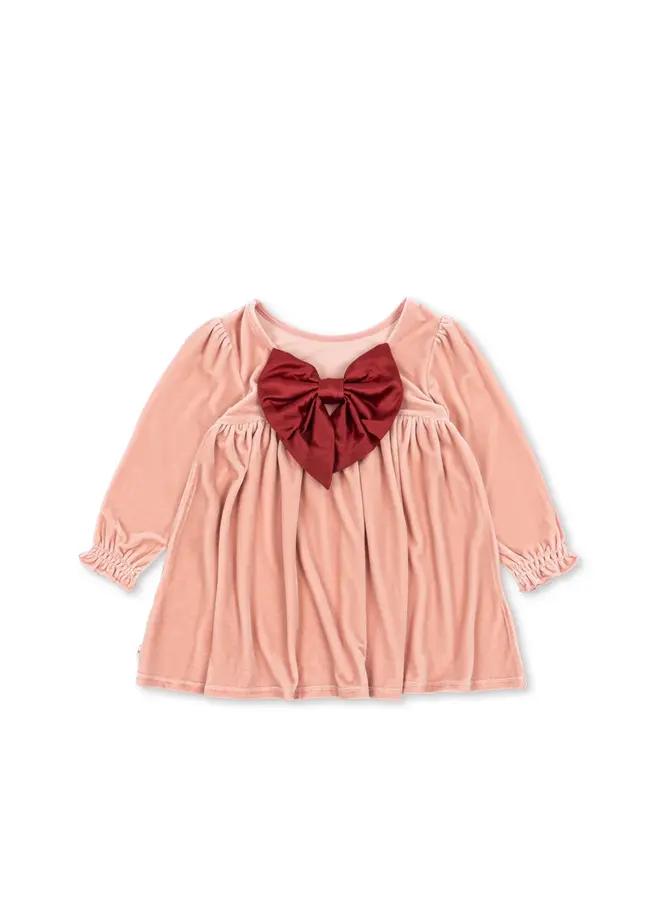 Konges Sløjd - Gia bow dress - Mellow rose