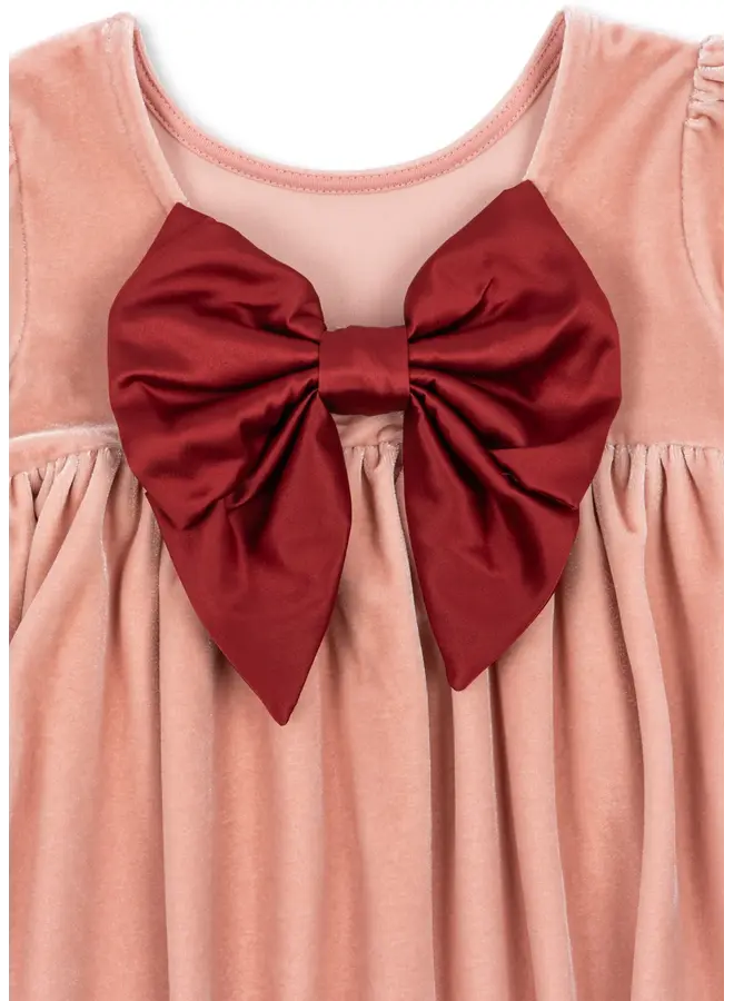 Konges Sløjd - Gia bow dress - Mellow rose