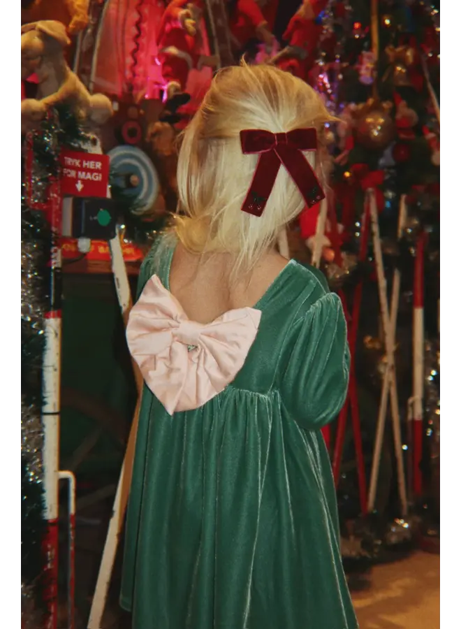 Konges Sløjd - Gia bow dress - Fir