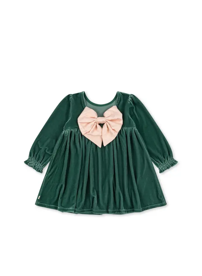 Gia bow dress - Fir