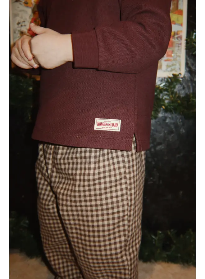 Konges Sløjd - Foret pants - Chocolate check