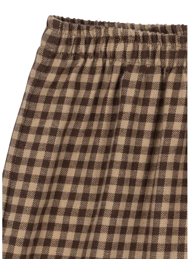 Konges Sløjd - Foret pants - Chocolate check
