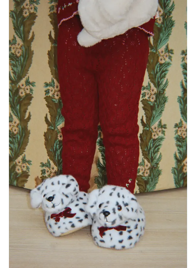 Konges Sløjd - Dalmation footies - Beige/Black