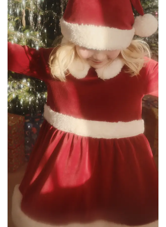 Konges Sløjd - Christmas dress - Red dahlia