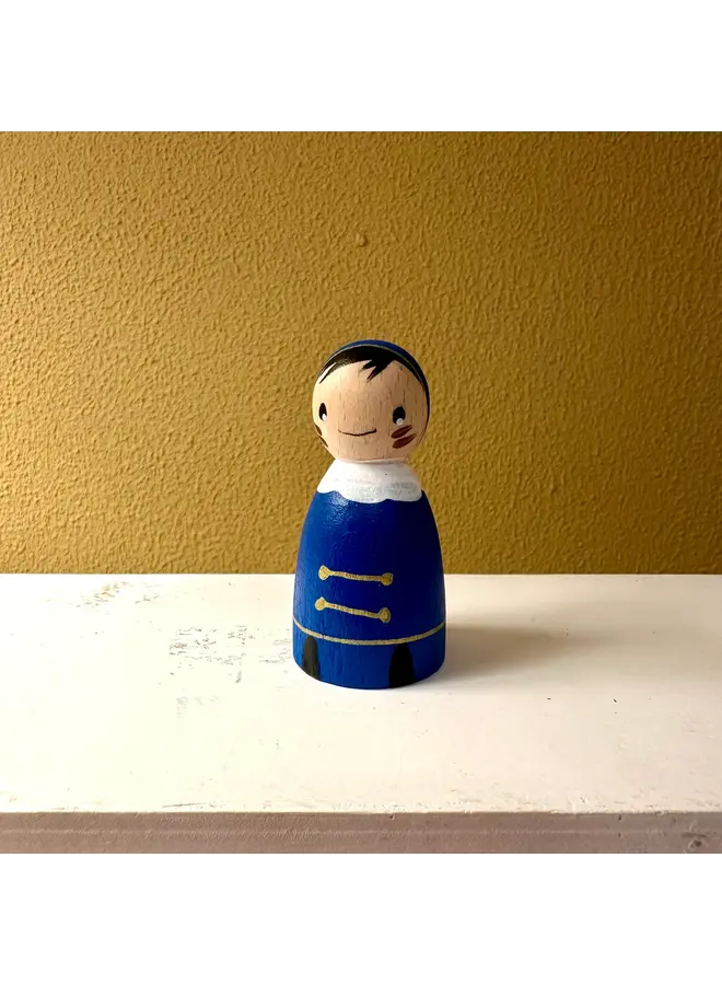 Pegdoll Piet - Donkerblauw