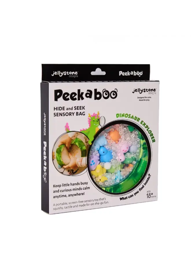 Jellystone Designs - Peekaboo sensory bag - Dinosaur